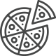 Pizza sur place